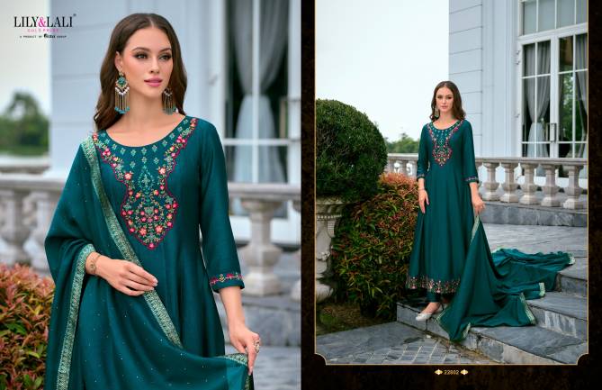 Bibbojaan Vol 2 By Lily And Lali Anarkali Kurti With Bottom Dupatta Wholesale Online
